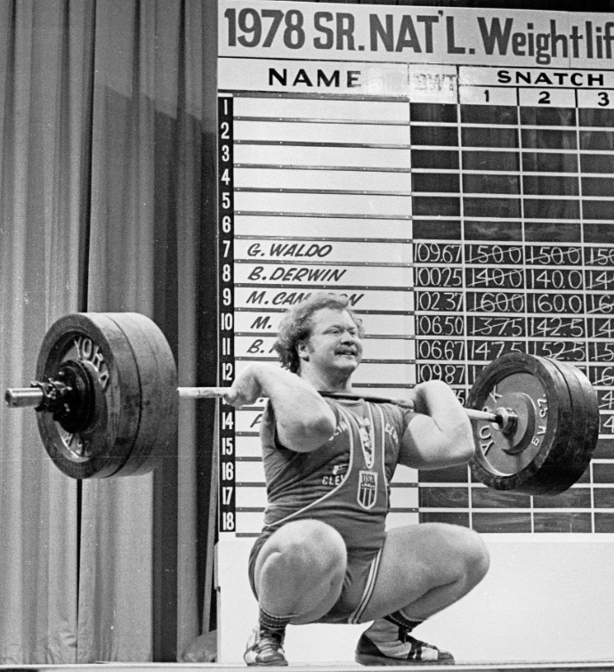 Ray Blaha weightlifting