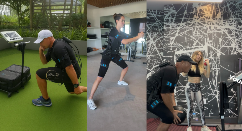 EMS training session for pickleball EMS training session for pickleball