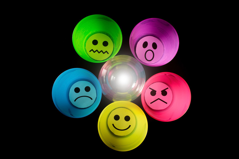 Representation of emotions. Joy emotions sadness fear anger disgust