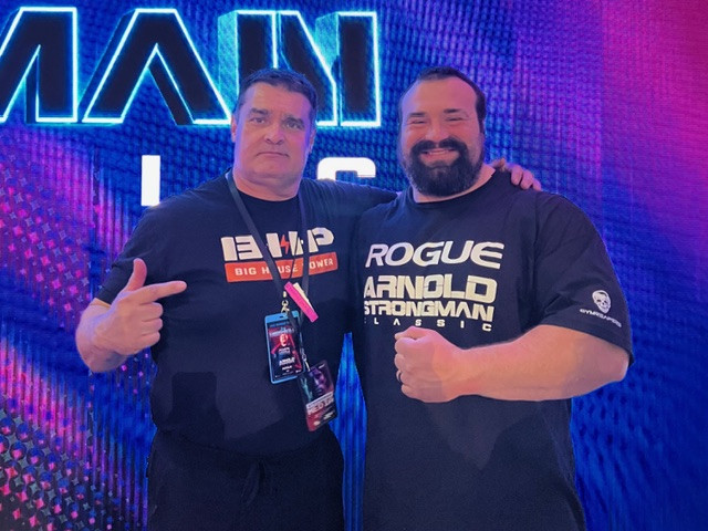 Coach Kenn with Thomas Evans