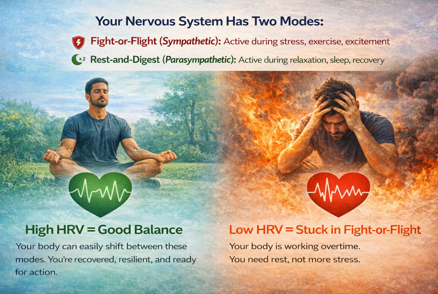 2 modes of the nervous system