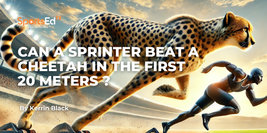 Can a Sprinter Beat a Cheetah in the First 20 Meters?