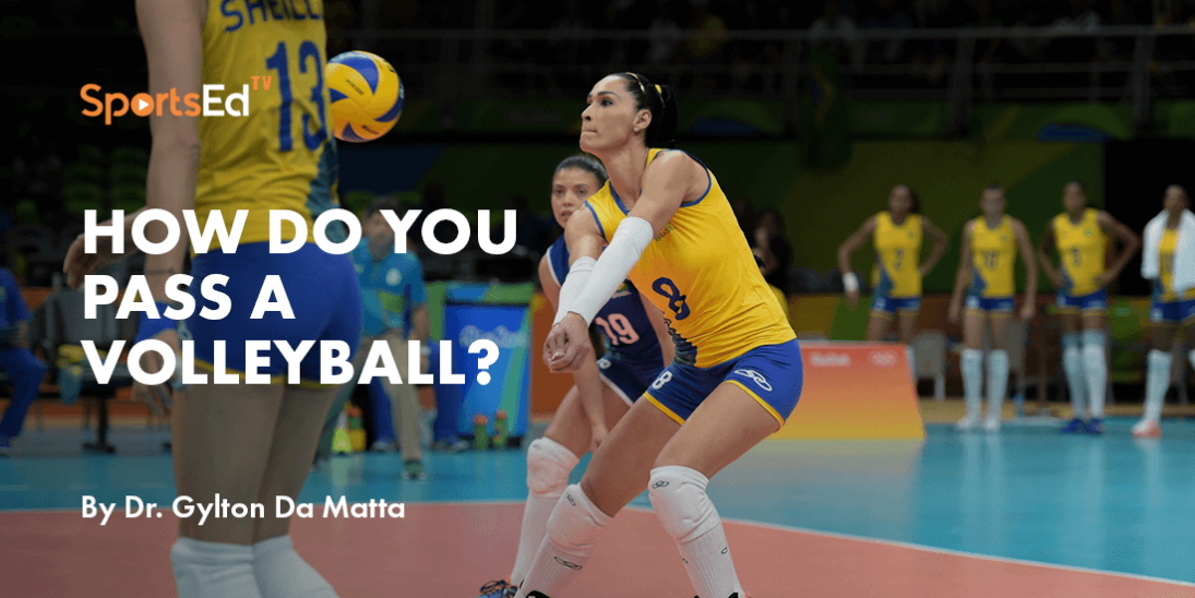 How do you pass a volleyball?