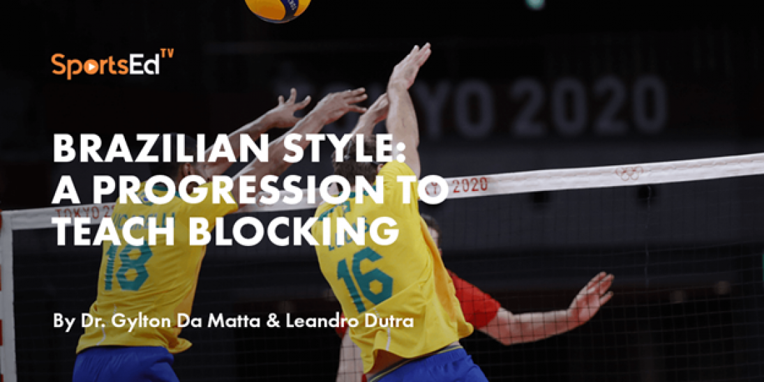 How do you teach blocking in volleyball?