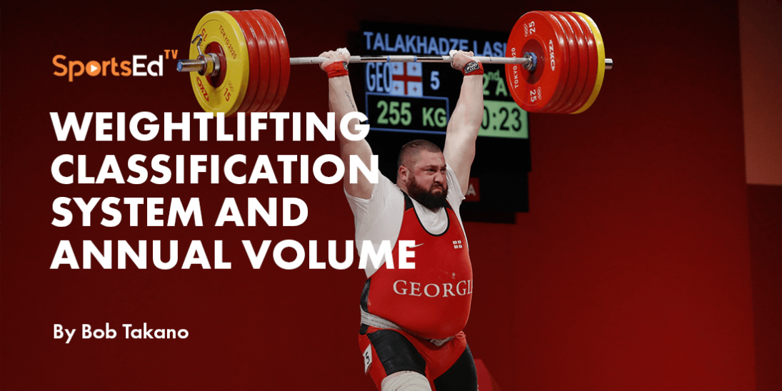 Weightlifting Classification System and Annual Volume