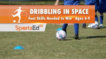 DRIBBLING IN SPACE - Foot Skills You Need To Win