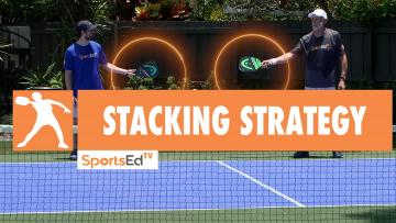 Pickleball Strategy for Doubles: Stacking