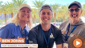 Talk with Ben Johns at the  2022 USA Pickleball National Championships