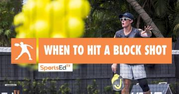 Recognize When To Attack or Hit a Block Shot in Pickleball