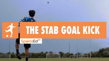 THE STAB GOAL KICK - Winning Goalkeeping Skill
