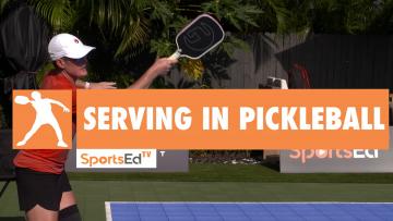 Pickleball Serve Technique: Stance, grip, contact point, weight transfer