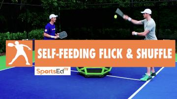 Self-Feeding Flick & Shuffle Drill with PaddleSmash