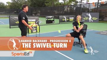 2-Handed Backhand Progression 4 - The Swivel Turn