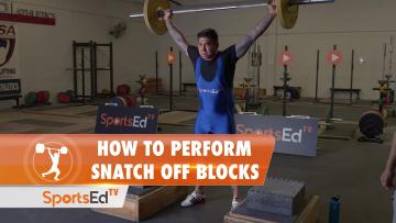 How To Perform Snatch Off Blocks