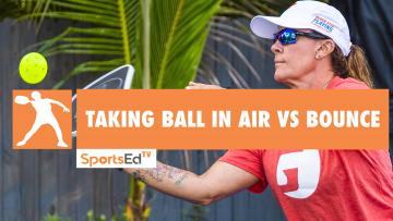 Ball In Air vs Bounce in Pickleball