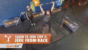 Learn To Jerk - Step 5 - Jerk From Rack