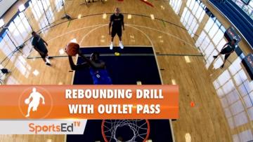 Rebounding Drill With Outlet Pass