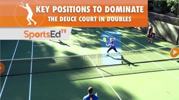 KEY POSITIONS TO DOMINATE THE DEUCE COURT IN DOUBLES