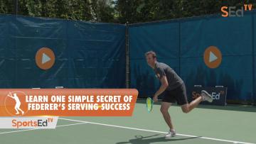 Learn One Simple Secret Of Federer’s Serving Success