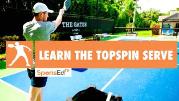 Pickleball Lesson The TopSpin Serve