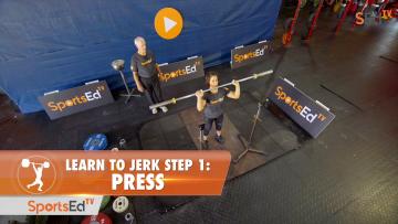 Learn To Jerk - Step 1 - Press (Woman)