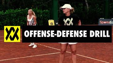Offense-Defense Drill for Doubles | Enhance Your Aggressive Doubles Play