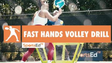 Fast Hands Volley Drill