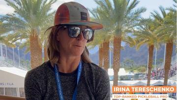 Talk with Irina Tereschenko at the 2022 USA Pickleball National Championships