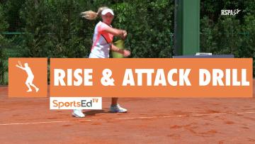 Rise and Attack Drill - Improve Court Positioning and Take the Ball Early