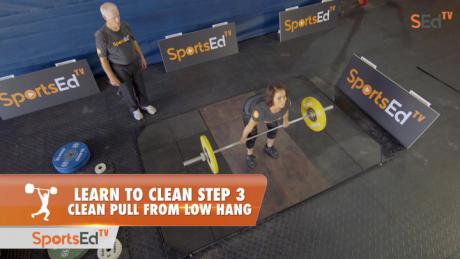 Learn To Clean - Step 3 - Clean Pull, Low Hang (No Blocks)
